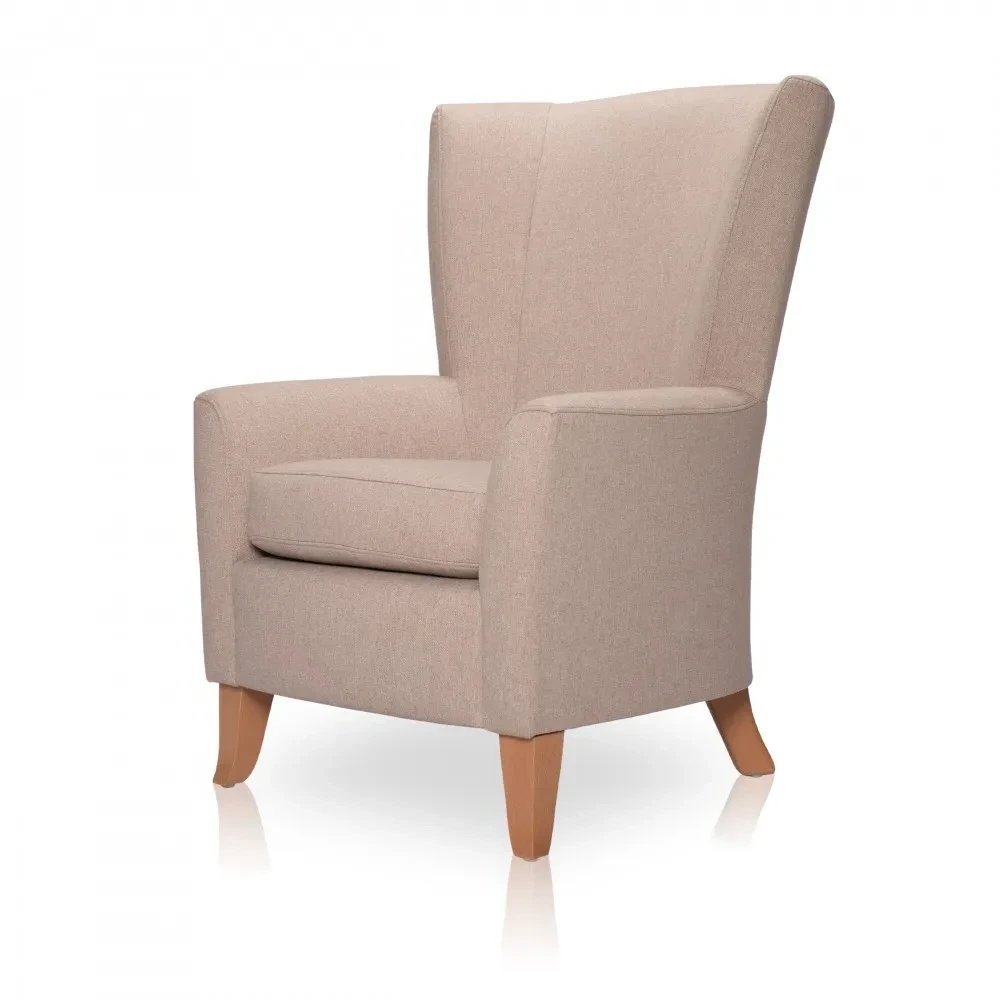 Hampstead upholstered contract armchair with beech frame